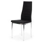 ModernHome Trepezarijske stolice set 4 kom Tami eko koža black - slika 2