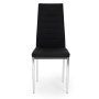 ModernHome Trepezarijske stolice set 4 kom Tami eko koža black - slika 3