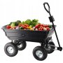 Garden Line Baštenska transportna kolica 300kg, 75l, Black - slika 4