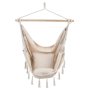 CHOMIK Hammock ljuljaška - Brazilska viseća stolica Boho bež HAM3316 - slika 3