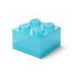 LEGO LEGO kutija za odlaganje sa poklopcem (4): Svetlucavo svetlo plava - slika 2