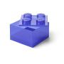 LEGO LEGO kutija za odlaganje sa poklopcem (4): Svetlucava ljubičasta - slika 1