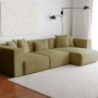 Atelier del Sofa Ugaona sofa Yolo Khaki (383EVN1260) - slika 1