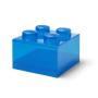 LEGO LEGO kutija za odlaganje sa poklopcem (4): Svetlucavo plava - slika 2