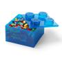 LEGO LEGO kutija za odlaganje sa poklopcem (4): Svetlucavo plava - slika 3