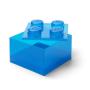 LEGO LEGO kutija za odlaganje sa poklopcem (4): Svetlucavo plava - slika 1