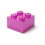 LEGO LEGO kutija za odlaganje sa poklopcem (4): Svetlucavo roze - slika 2