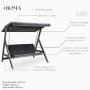 HANAH HOME Roma 2000 Anthracite - slika 2