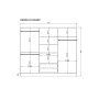 HANAH HOME Ormar Rb 085 01 - slika 5