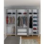HANAH HOME Drveni beli ormar FRN 20020 - slika 3