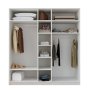 HANAH HOME Beli mat ormar Rb 185 13 (167RAB1206) - slika 4