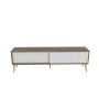HANAH HOME TV polica Riso Walnut White - slika 4