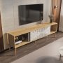 HANAH HOME TV polica Riso Sapphire Oak White - slika 3