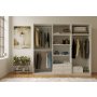 HANAH HOME Mat beli ormar Rb 122 01 (167RAB1196) - slika 3