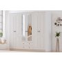 HANAH HOME Mat bele boje ormar Rb 107 (167RAB1190) - slika 1