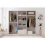 HANAH HOME Mat bele boje ormar Rb 107 (167RAB1190) - slika 3