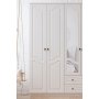 HANAH HOME Mat bele boje ormar Rb 107 (167RAB1190) - slika 4