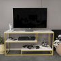 HANAH HOME TV polica Lorin Ephesus Gold - slika 1