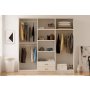 HANAH HOME Mat beli ormar Rb 178 (167RAB1203) - slika 4