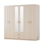 HANAH HOME Mat beli ormar Rb 178 (167RAB1203) - slika 1