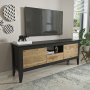 HANAH HOME TV polica Verde Modern Black Oud Oak - slika 2