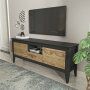 HANAH HOME TV polica Verde Modern Black Oud Oak - slika 3