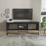 HANAH HOME TV polica Verde Modern Black Oud Oak - slika 4