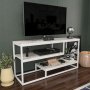 HANAH HOME TV polica Lorin Ephesus White - slika 2