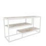 HANAH HOME TV polica Lorin Ephesus White - slika 4