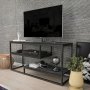 HANAH HOME TV polica Lorin Black White - slika 2