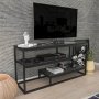 HANAH HOME TV polica Lorin Black White - slika 3
