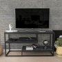 HANAH HOME TV polica Lorin Black White - slika 1