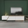 HANAH HOME TV polica Zonas White Walnut - slika 2