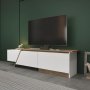 HANAH HOME TV polica Zonas White Walnut - slika 3
