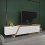 HANAH HOME TV polica Zonas White Walnut - slika 1