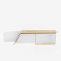 HANAH HOME TV polica Zonas White Sapphire Oak - slika 4