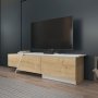HANAH HOME TV polica Zonas Sapphire Oak White - slika 3