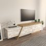 HANAH HOME TV polica Zonas Oud Oak Ephesus - slika 2