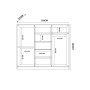 HANAH HOME Mat beli ormar Rb 085 02 (167RAB1188) - slika 5