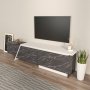 HANAH HOME TV polica Zonas Grey White - slika 2
