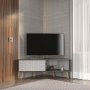 HANAH HOME TV polica Mora Anthracite White - slika 1
