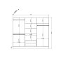 HANAH HOME Mat bela boja Rb 122 (167RAB1195) - slika 5