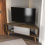 HANAH HOME TV polica Mora Walnut White - slika 4