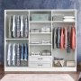 HANAH HOME Ormar mat bela boja Rb 053 (167RAB1179) - slika 3