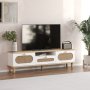 HANAH HOME TV polica Bohem Sapphire Oak White - slika 2