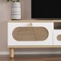 HANAH HOME TV polica Bohem Sapphire Oak White - slika 3