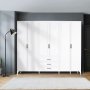HANAH HOME Ormar bele boje Country (479ADR1904) - slika 1