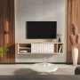 HANAH HOME TV polica Teo Floating Sapphire Oak White - slika 2