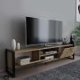 HANAH HOME TV polica Mila Oud Oak Black - slika 3