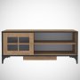 HANAH HOME TV polica Revival 125 Oak - slika 4
